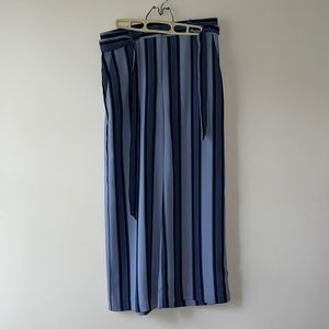Cute stripes flarey pants